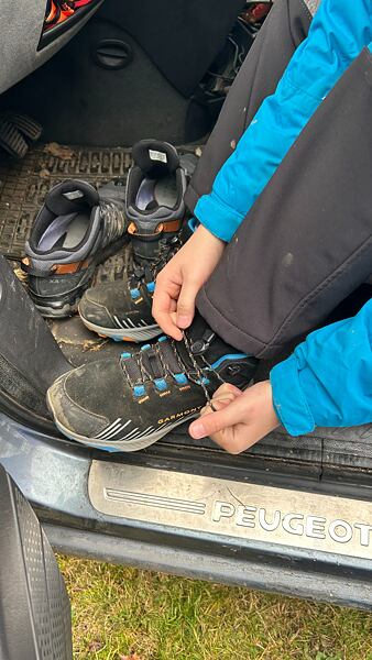 Garmont 9.81 KIDS Pulse TREK WP Kids cipő – Gyorsfűző rendszer
