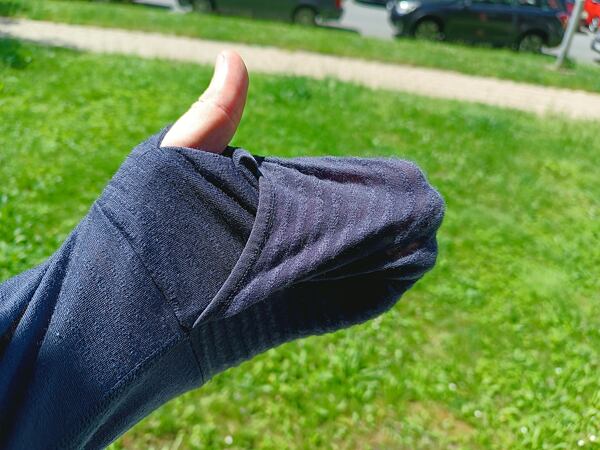 Icebreaker M Merino 200 Realfleece Descend LS Zip H Man férfi pulóver - ujjak fedése